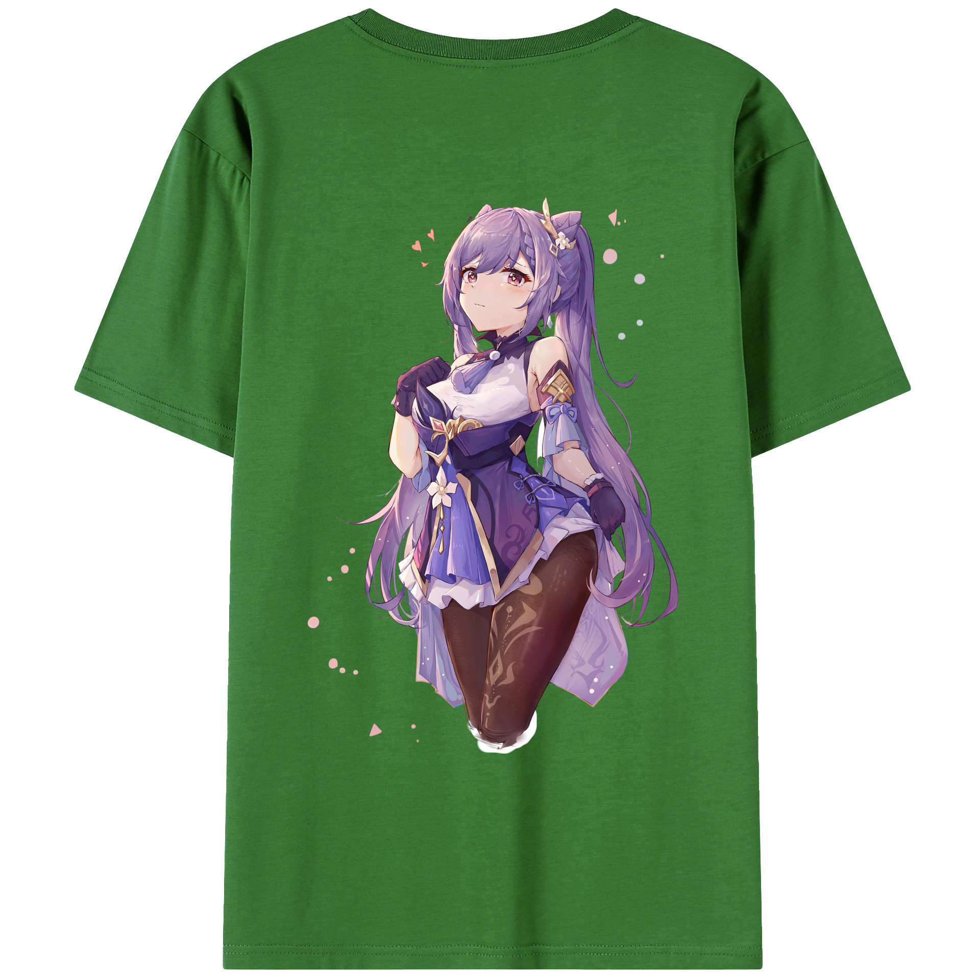 げんし神 刻晴 こくせい genshin Kokusei レディース半袖Tシャツ(バックプリント)